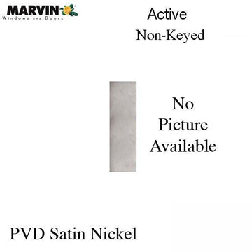 Marvin Contemporary Non-Keyed Handle, Ultimate Sliding French Door - Satin Nickel PVD